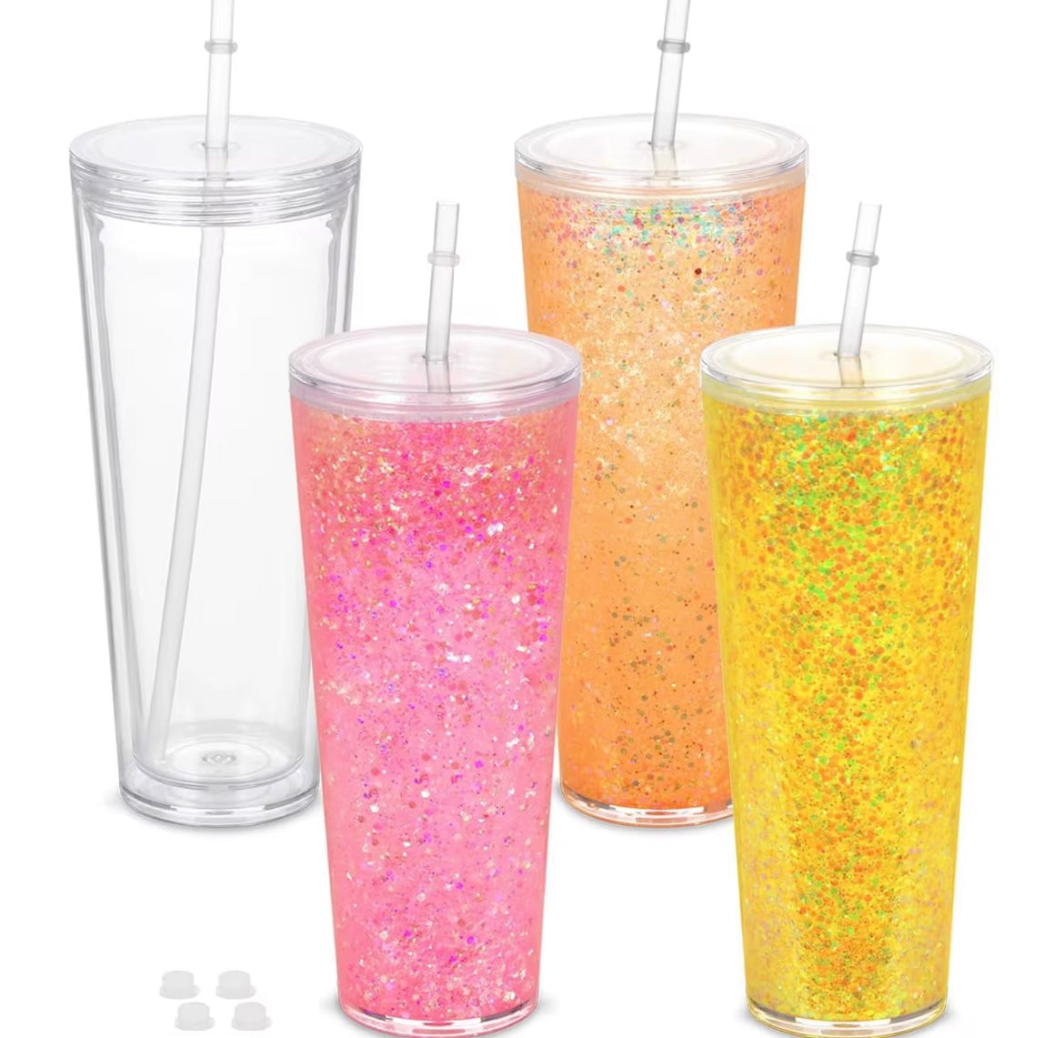 24oz Snow globe tumblers