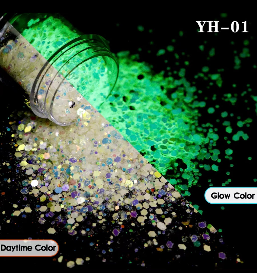 Glow in the dark glitter