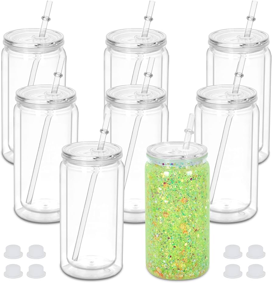 16oz Snow globe tumbler