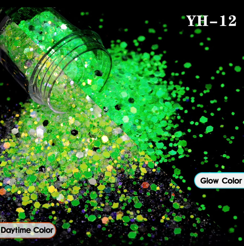 Glow in the dark glitter